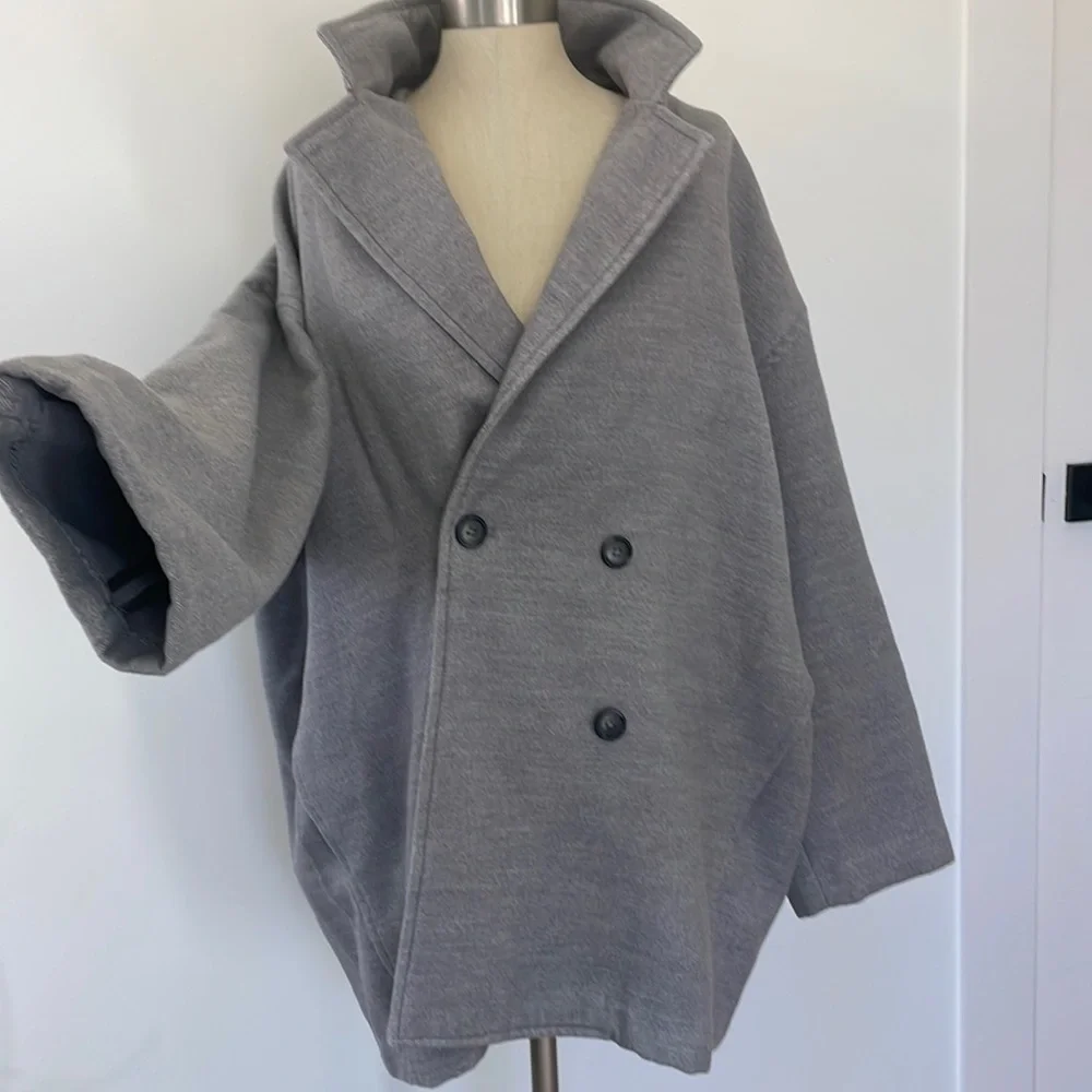 FREE PEOPLE Mari Solid Oversized Blazer Large - Picture 1 of 13